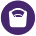 Purple icon showing scale.