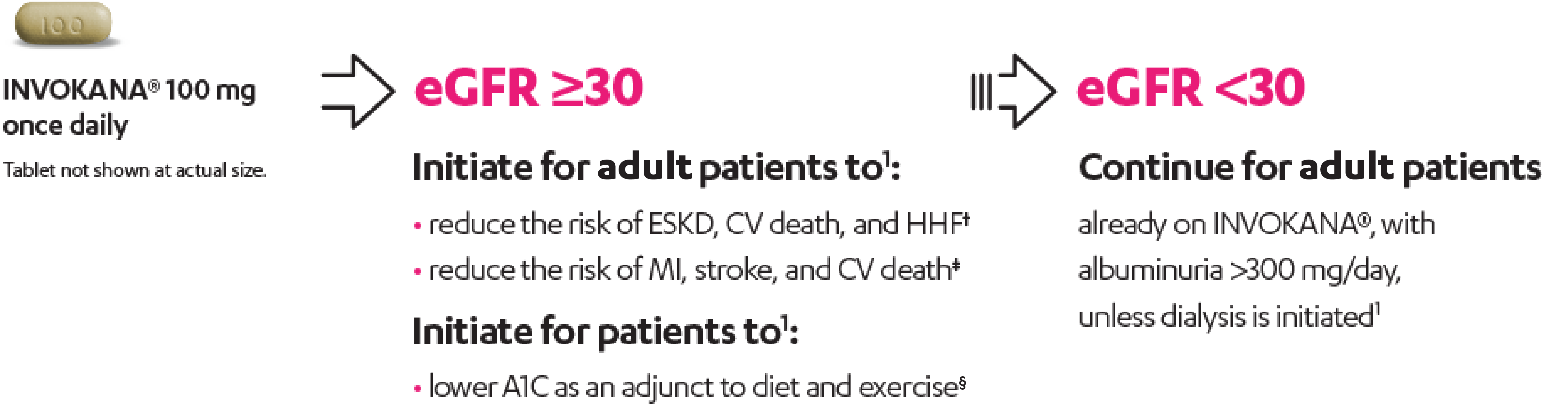 INVOKANA dosing guidance.